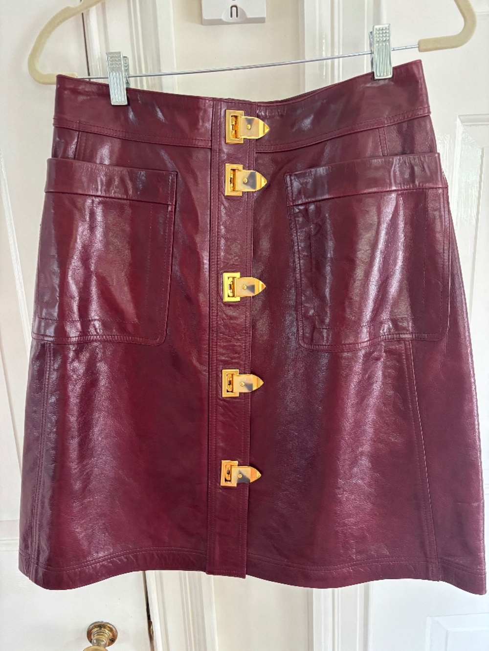 Tory Burch Leather Skirt- never worn